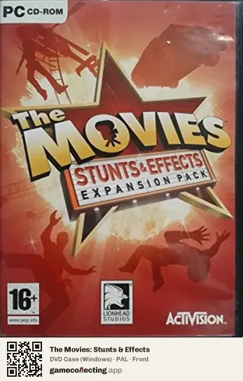 The Movies: Stunts & Effects Computer, PAL box front