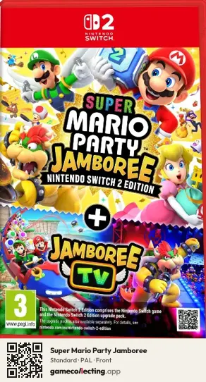 Super Mario Party Jamboree Nintendo Switch 2, PAL box front