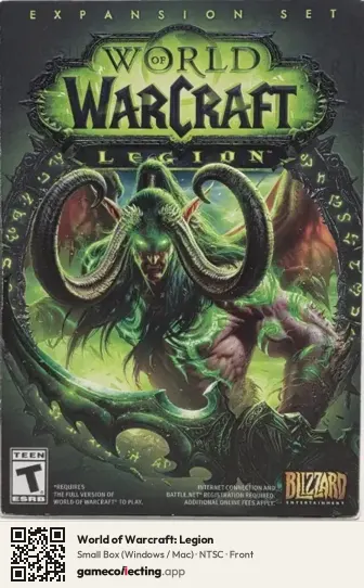 World of Warcraft: Legion Computer, NTSC box front