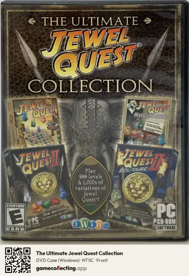 The Ultimate Jewel Quest Collection Computer, NTSC box front