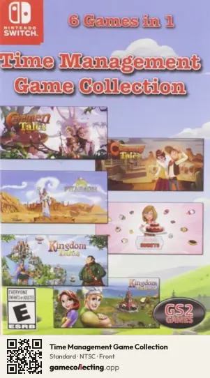 Time Management Game Collection Nintendo Switch, NTSC box front