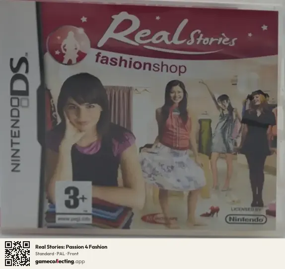 Real Stories: Passion 4 Fashion Nintendo DS, PAL box front