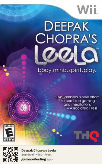 Deepak Chopra's Leela Nintendo Wii, NTSC box front