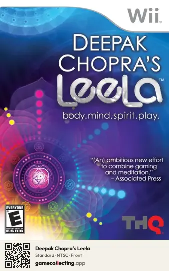 Deepak Chopra's Leela Nintendo Wii, NTSC box front