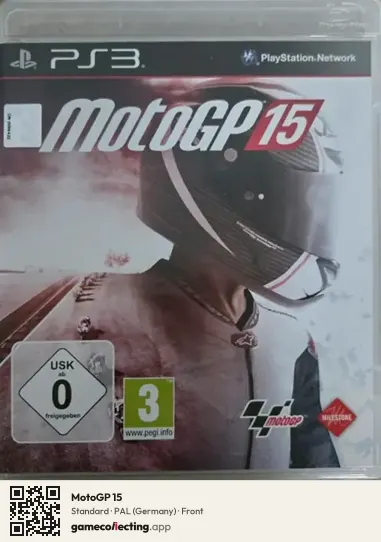 MotoGP 15 PlayStation 3, Germany box front