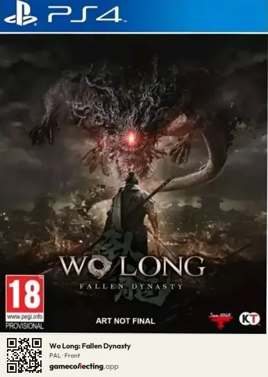 Wo Long: Fallen Dynasty PlayStation 4, PAL box front