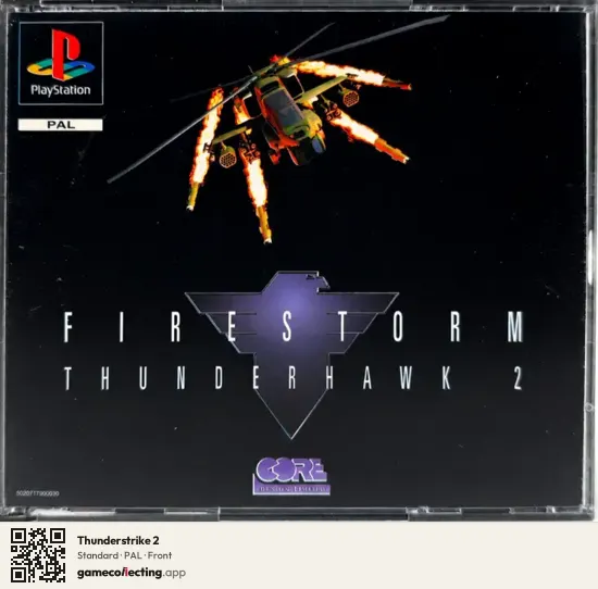 Thunderstrike 2 PlayStation, PAL box front