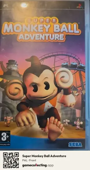 Super Monkey Ball Adventure PlayStation Portable, PAL box front