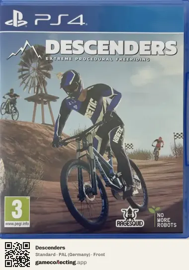 Descenders PlayStation 4, Germany box front