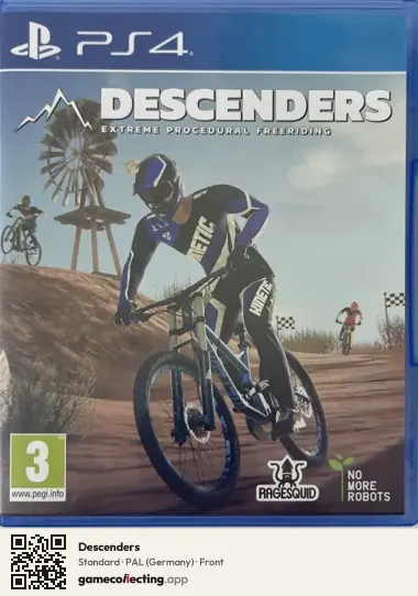Descenders PlayStation 4, Germany box front