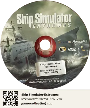 Ship Simulator Extremes Computer, PAL disc