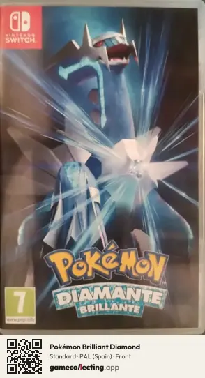 Pokémon Brilliant Diamond Nintendo Switch, Spain box front