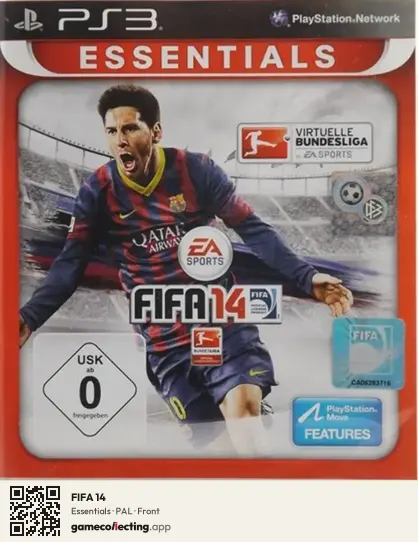 FIFA 14 PlayStation 3, PAL box front