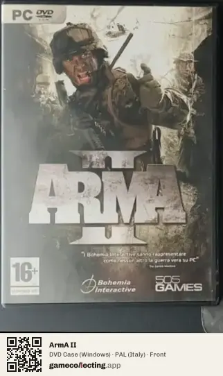 ArmA II Computer, Italy box front