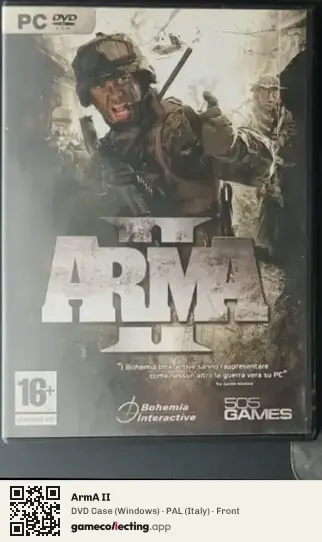 ArmA II Computer, Italy box front
