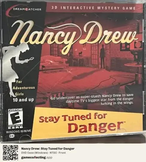 Nancy Drew: Stay Tuned for Danger Computer, NTSC box front