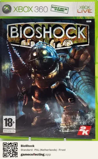 BioShock Xbox 360, Netherlands box front