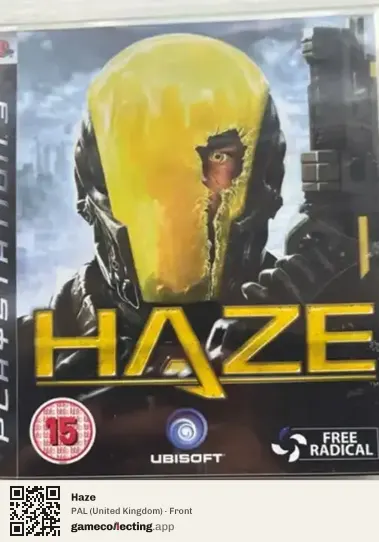 Haze PlayStation 3, United Kingdom box front