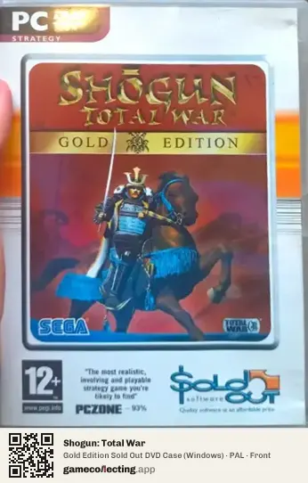 Shogun: Total War Computer, PAL box front