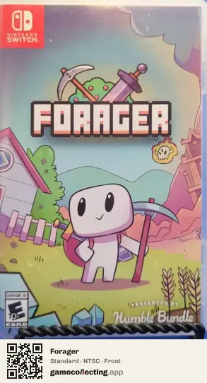 Forager Nintendo Switch, NTSC box front