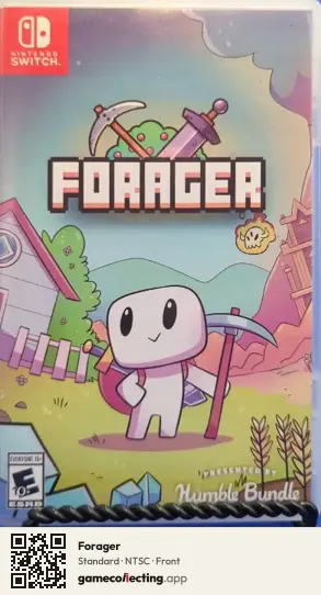 Forager Nintendo Switch, NTSC box front