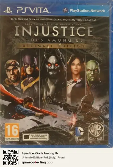 Injustice: Gods Among Us PlayStation Vita, Italy box front