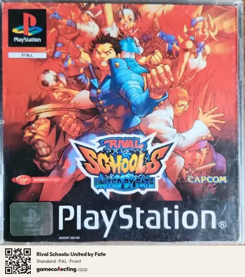 Rival Schools: United by Fate PlayStation, PAL box front