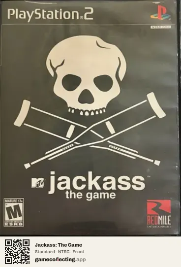 Jackass: The Game PlayStation 2, NTSC box front