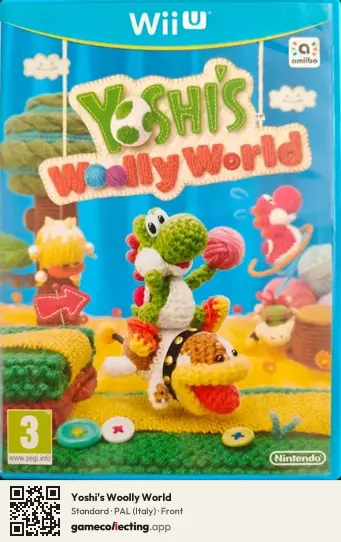 Yoshi's Woolly World Nintendo Wii U, Italy box front