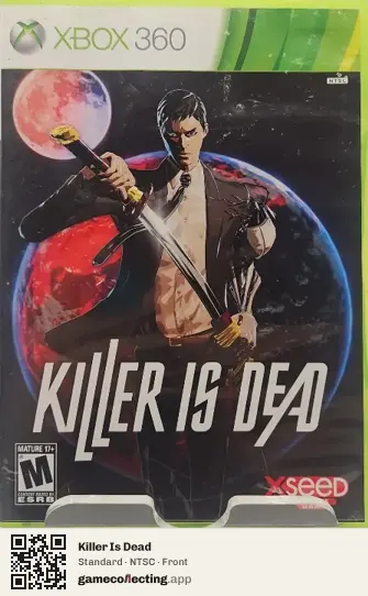 Killer Is Dead Xbox 360, NTSC box front