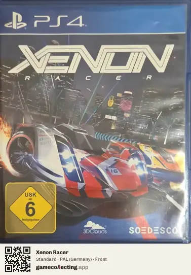 Xenon Racer PlayStation 4, Germany box front