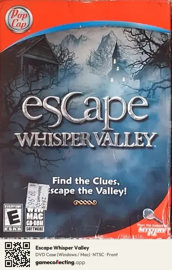 Escape Whisper Valley Computer, NTSC box front