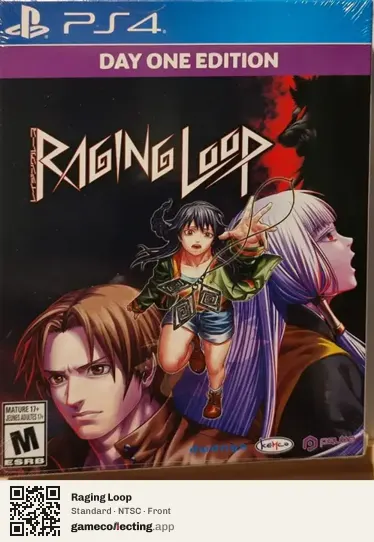 Raging Loop PlayStation 4, NTSC box front