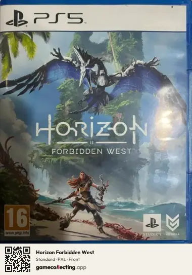 Horizon Forbidden West PlayStation 5, PAL box front
