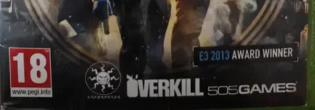 Payday 2, the PEGI square on its front