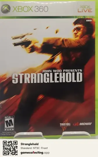 Stranglehold Xbox 360, NTSC box front