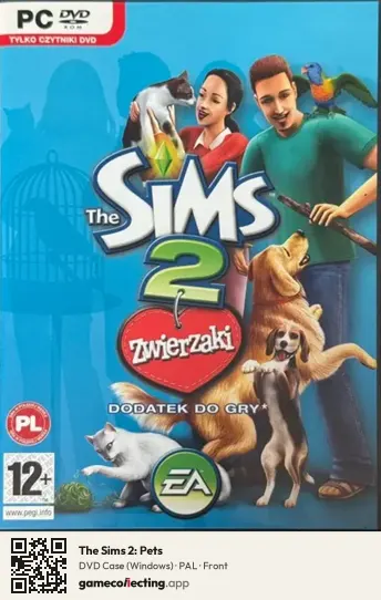 The Sims 2: Pets Computer, PAL box front
