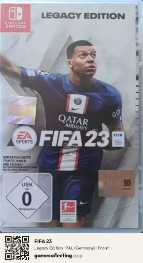 FIFA 23 Nintendo Switch, Germany box front
