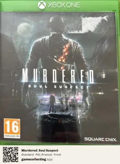 Murdered: Soul Suspect Xbox One, France box front