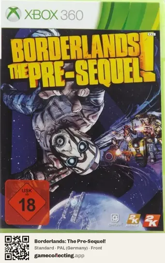 Borderlands: The Pre-Sequel! Xbox 360, Germany box front