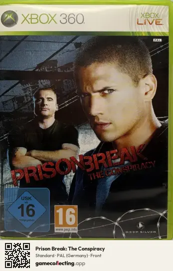 Prison Break: The Conspiracy Xbox 360, Germany box front
