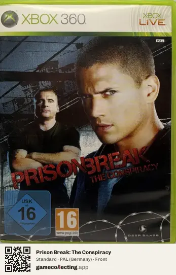 Prison Break: The Conspiracy Xbox 360, Germany box front