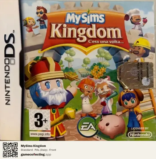 MySims Kingdom Nintendo DS, Italy box front