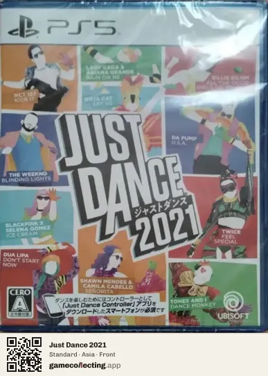 Just Dance 2021 PlayStation 5, Asia box front