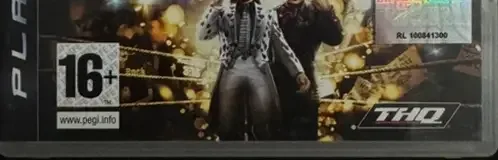 WWE Legends of WrestleMania, the PEGI square on its front