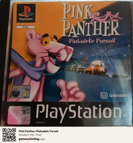 Pink Panther: Pinkadelic Pursuit PlayStation, PAL box front