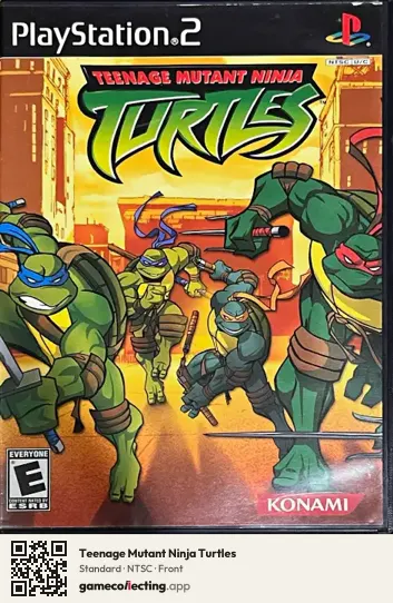 Teenage Mutant Ninja Turtles PlayStation 2, NTSC box front