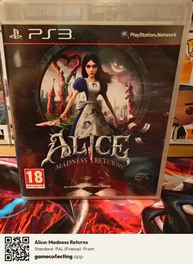 Alice: Madness Returns PlayStation 3, France box front