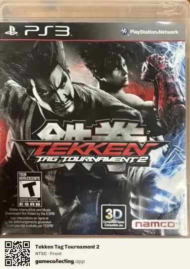 Tekken Tag Tournament 2 PlayStation 3, NTSC box front