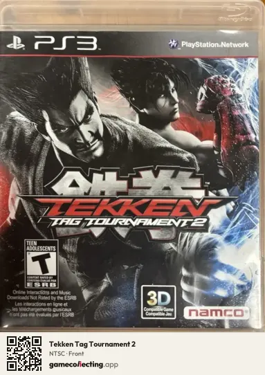 Tekken Tag Tournament 2 PlayStation 3, NTSC box front